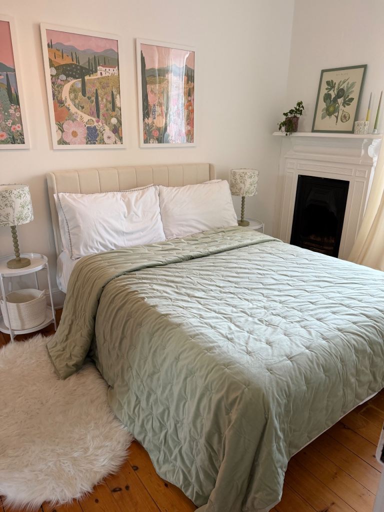 Double Bed with Avenco Mattress – As Good As New