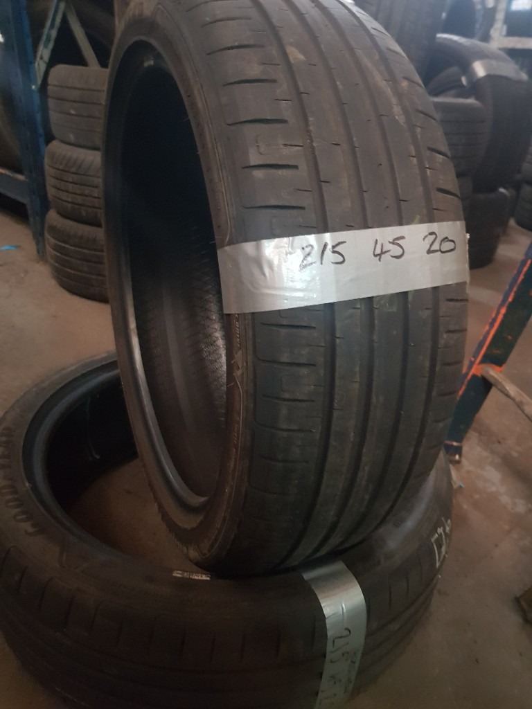 215 45 20 Goodyear Tyres Matching pair ONLY £100fitted and balanced  open 7 days a week 