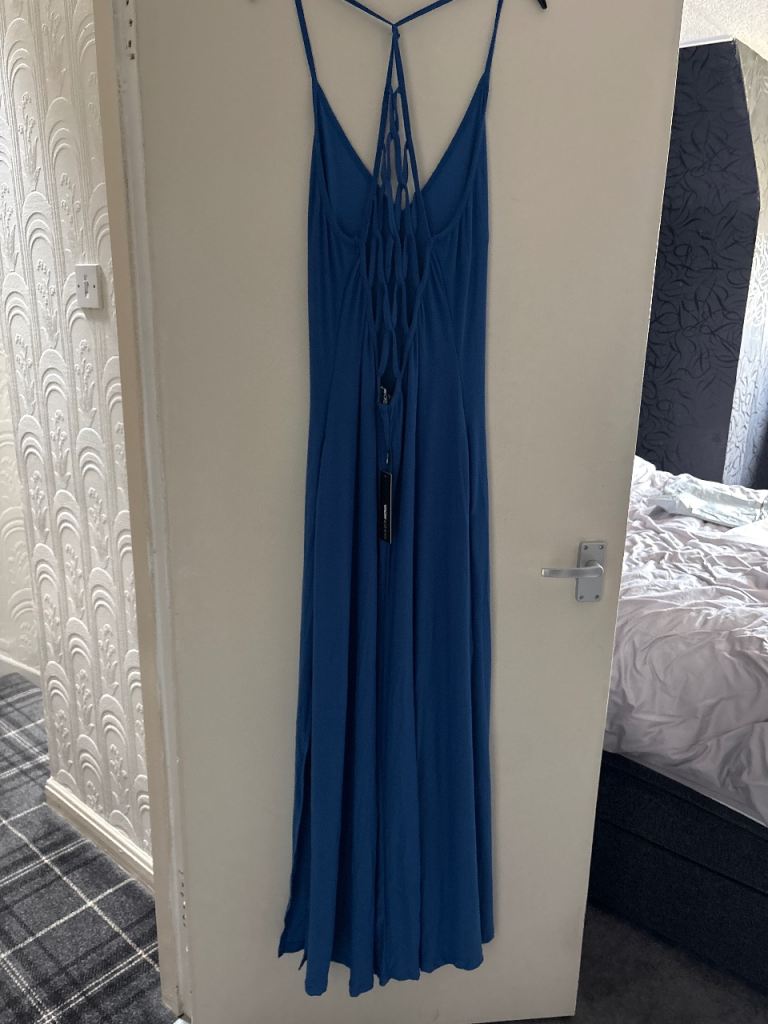 Fashion Nova Blue Maxi Dress – Size XL, Brand New
