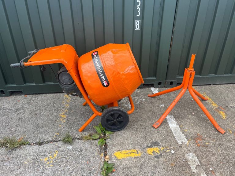 Belle Cement Mixer – Orange, Fair Condition
