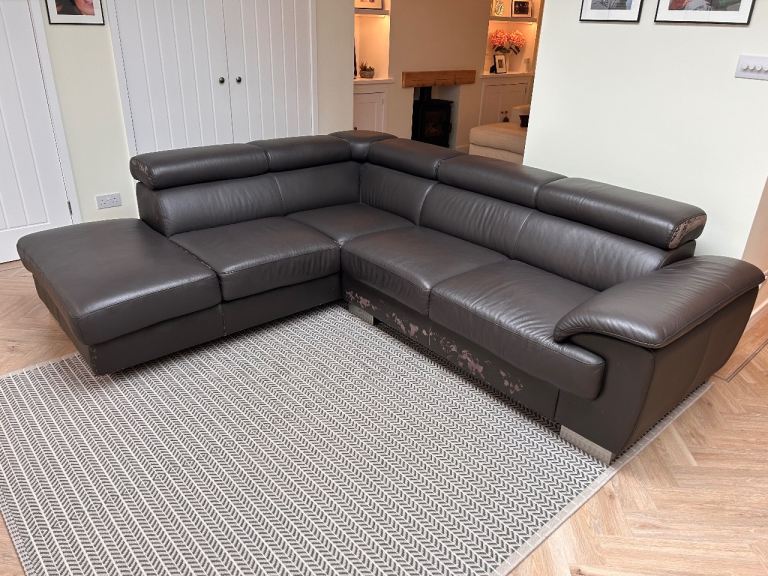 Leather Corner Sofa 