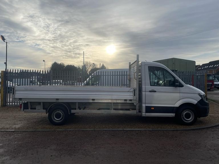 2022 Volkswagen Crafter 2.0 TDI CR35 Startline L3 LWB DROPSIDE - WHITE Dropside Diesel Manual