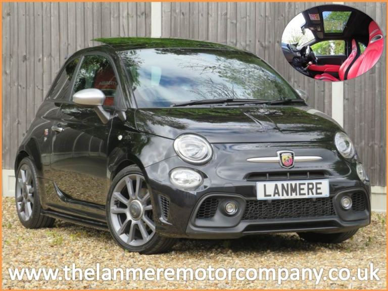 2017 Abarth 595 1.4 T-Jet 165 Turismo 3dr * PANORAMIC SUNROOF + SAT NAV + RED LEATHER * HATCHBACK...