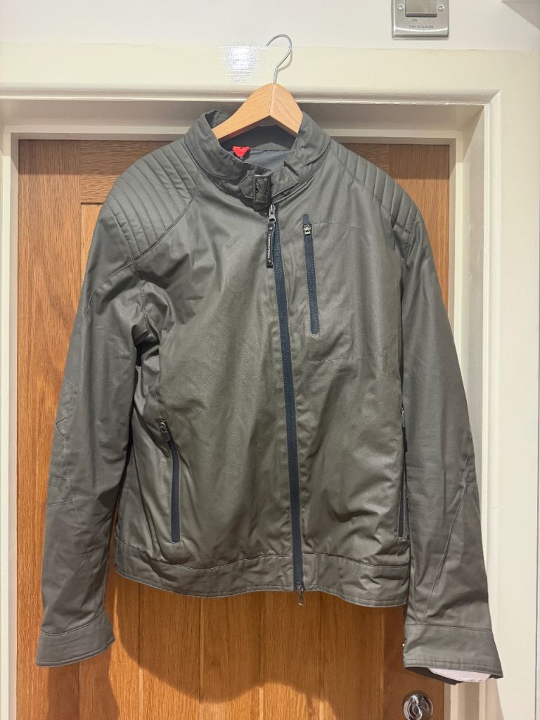 Tucano Urbano Motorcycle / Scooter Jacket – Olive/Grey – As New – £140