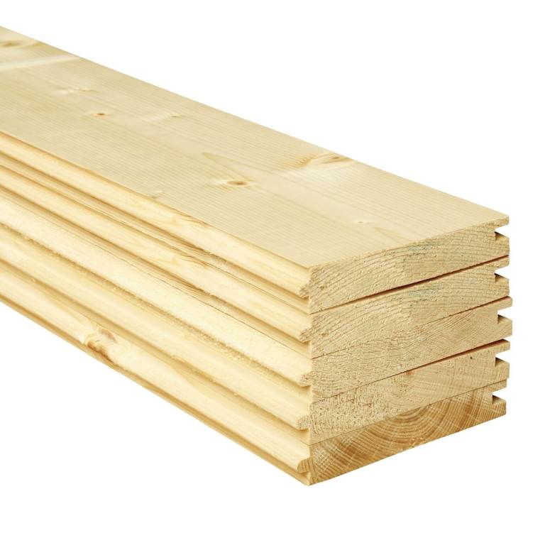 Wickes PTG Timber Floorboards - 21 x 137 x 3000mm - Pack of 15