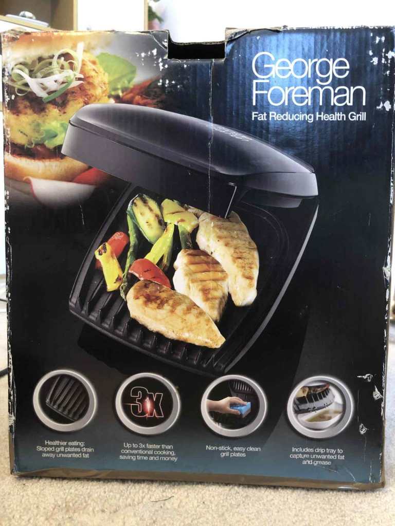 George Foreman Grill – Fat Reducing, Fast Cooking – Model 18471