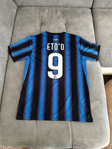 Samuel Eto'o 9 Inter Milan football shirt nike jersey size XL 2010