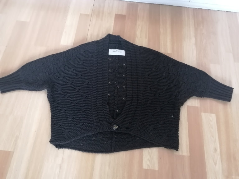 Vintage Y2K Designer MALENE BIRGER Cropped Cardigan. Ex Cond. Size : S / M 