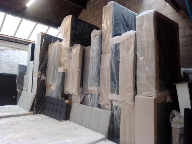 New ex display model's divan bed bases at trade prices 