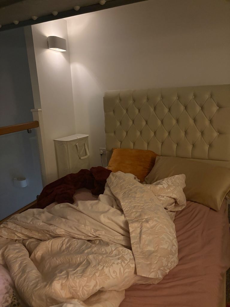 Double bed ottoman stylish frame  