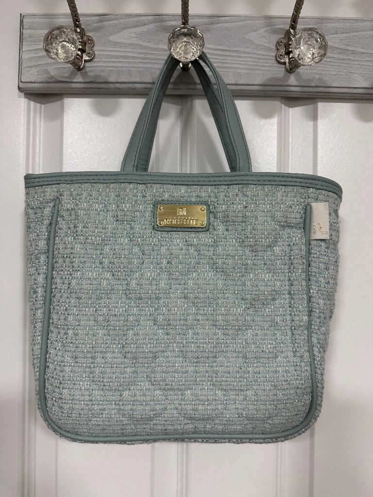 ROOTOTE Japan Tweed Mini Tote Bag - Pastel Blue