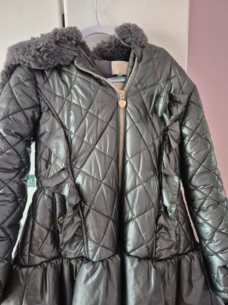Kid girl school jacket and school shoes