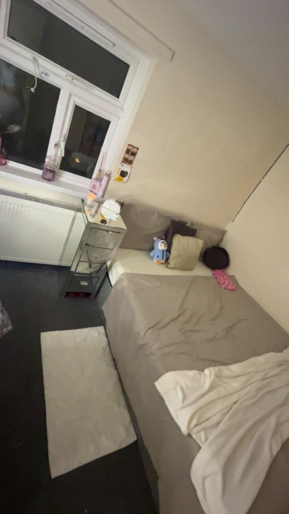 Double bed with mattress 