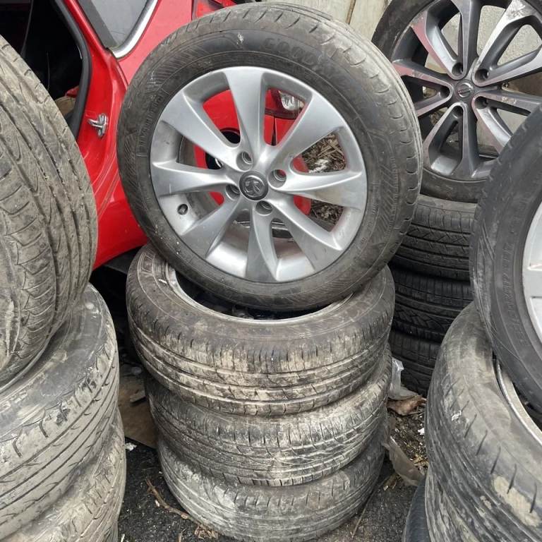 VAUXHALL CORSA E ALLOY WHEELS ALLOYS, SET Of X4, 195/55/16, 16" INCH, 07-14