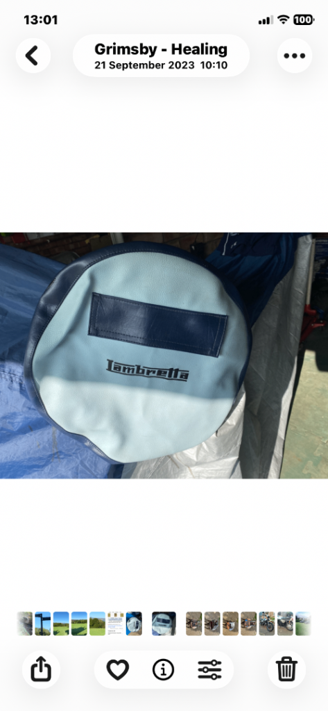 Lambretta Spare Wheel Cover