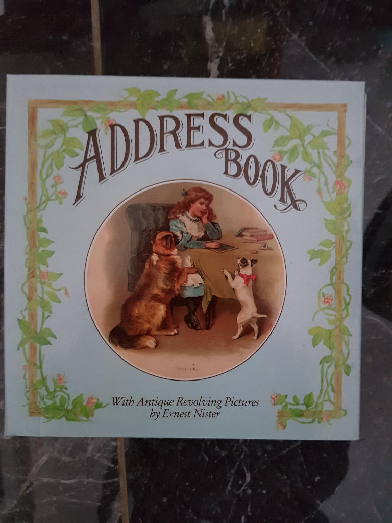 image for Address Book with Antique Revolving Pictures by Ernest Nister