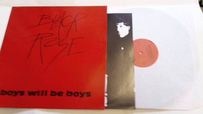 BLACK ROSE BOYS WILL BE BOYS UNPLAYED VINYL AND INSERT   BULLET FIRST PRESS