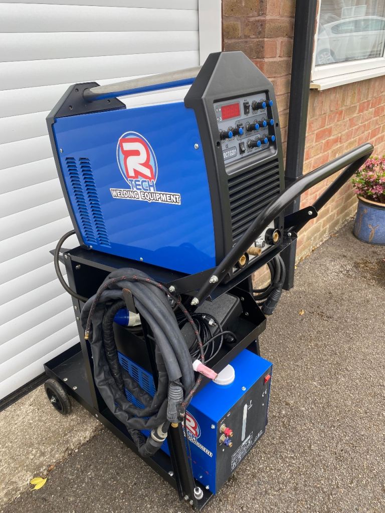 R-Tech TIG AC/DC 201 Amp Welder with Cooler and Trolley