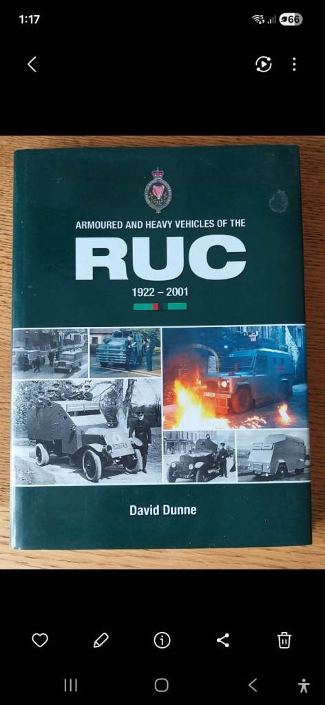RUC Armoured Vehicles Book