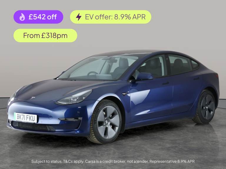 2021 Tesla Model 3 (Dual Motor) Long Range Saloon 4dr Electric Auto 4WDE (346 ps) - PARK ASSIS Sa...