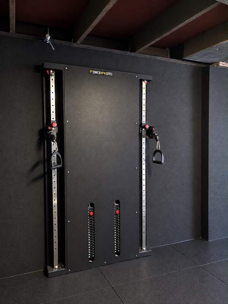Powerspec Wall-Mounted Cable Machine – 100kg Stack