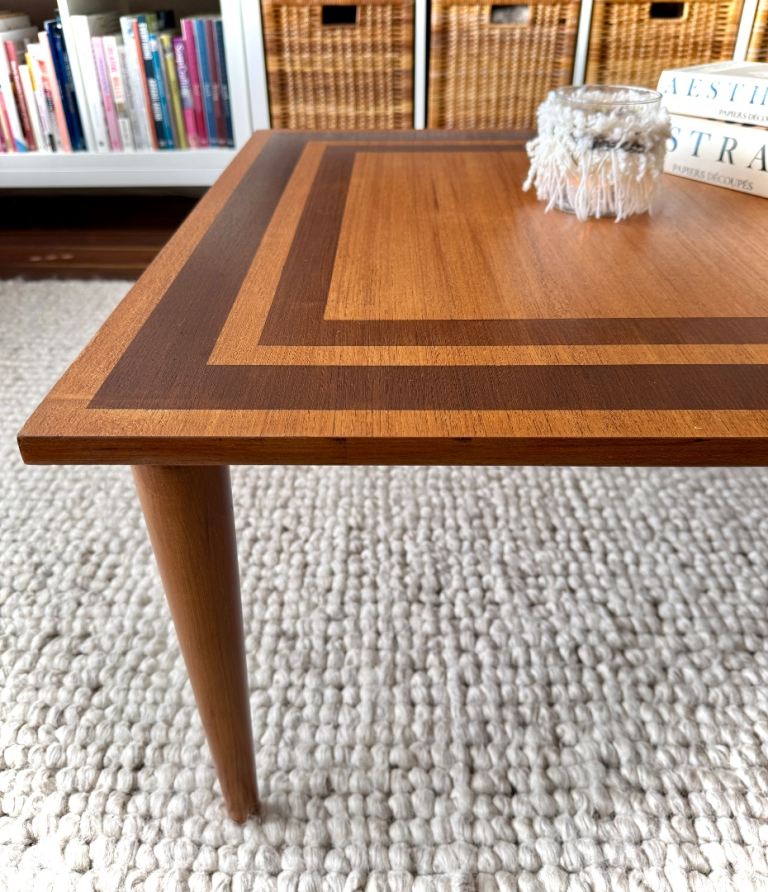 Original Mid Century Square Coffee Table - Unique