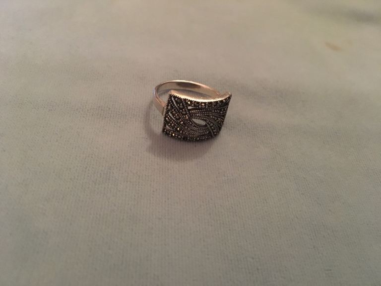 Marcasite ring