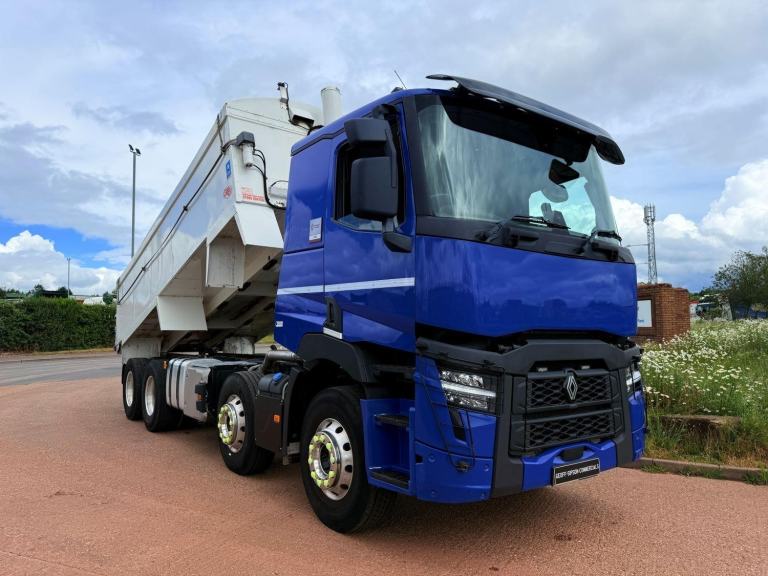 RENAULT C440 2024 (24) EURO 6, 8X4 ALLOY INSULATED TARMAC TIPPER, GTB BODY