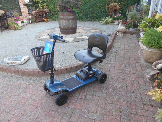 UNUSED Lithium car boot mobility scooter