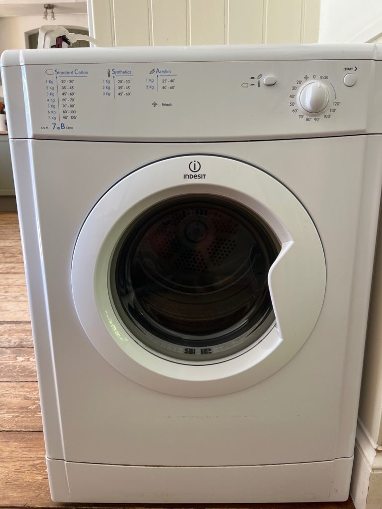 Indesit 7kg Tumble Dryer – White, Good Condition