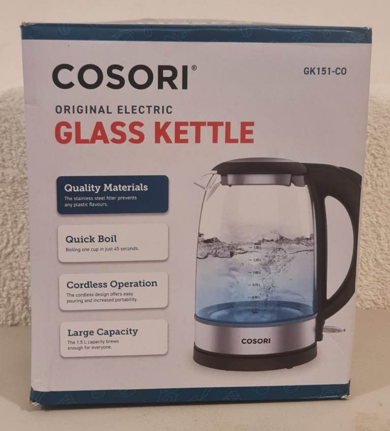 Cosori glass kettle 