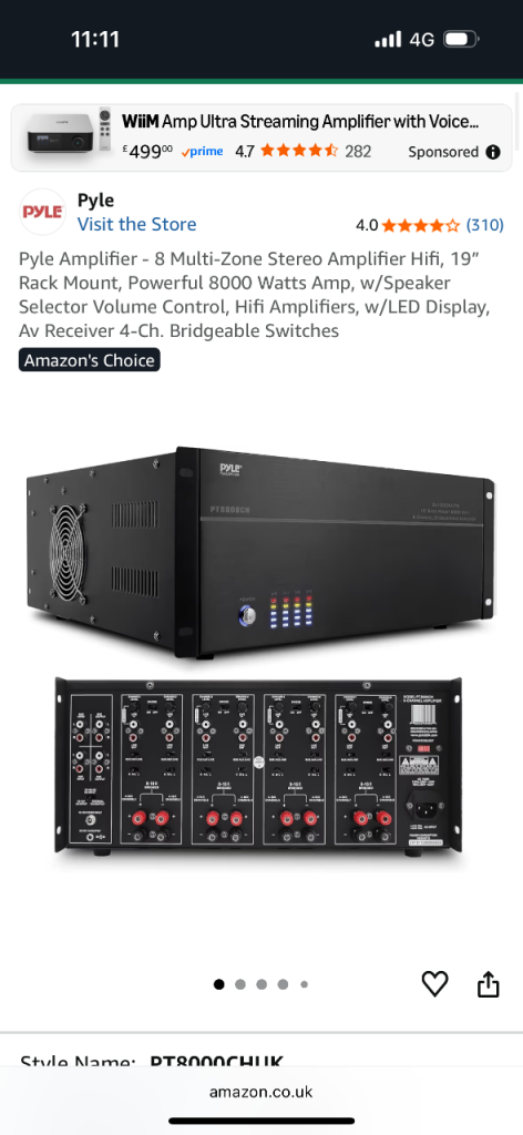 Model bb 1235 12 amplifier speakercraft 