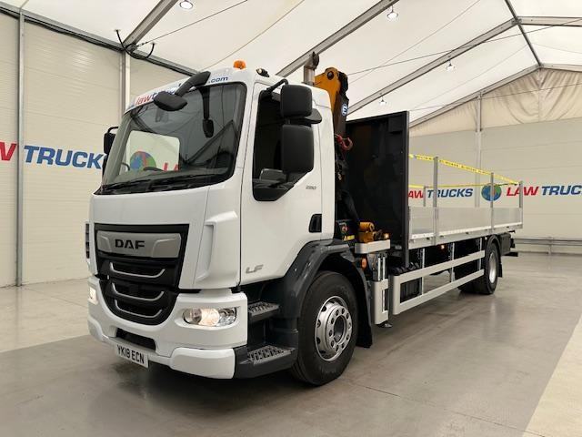 DAF  LF 260 4x2 Dropside Crane Truck Manual