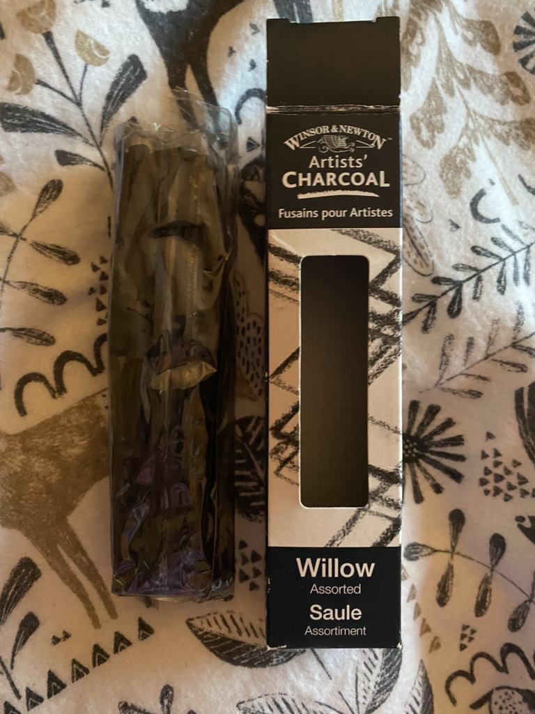Sketch Books, Charcoal and Pencils