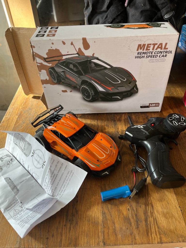 Remote Control High Speed Car – Orange, As Good As New | in Newthorpe ...