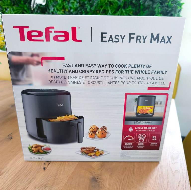 Tefal Easy Fry Max 5L Air Fryer Touchscreen Grey Brand New