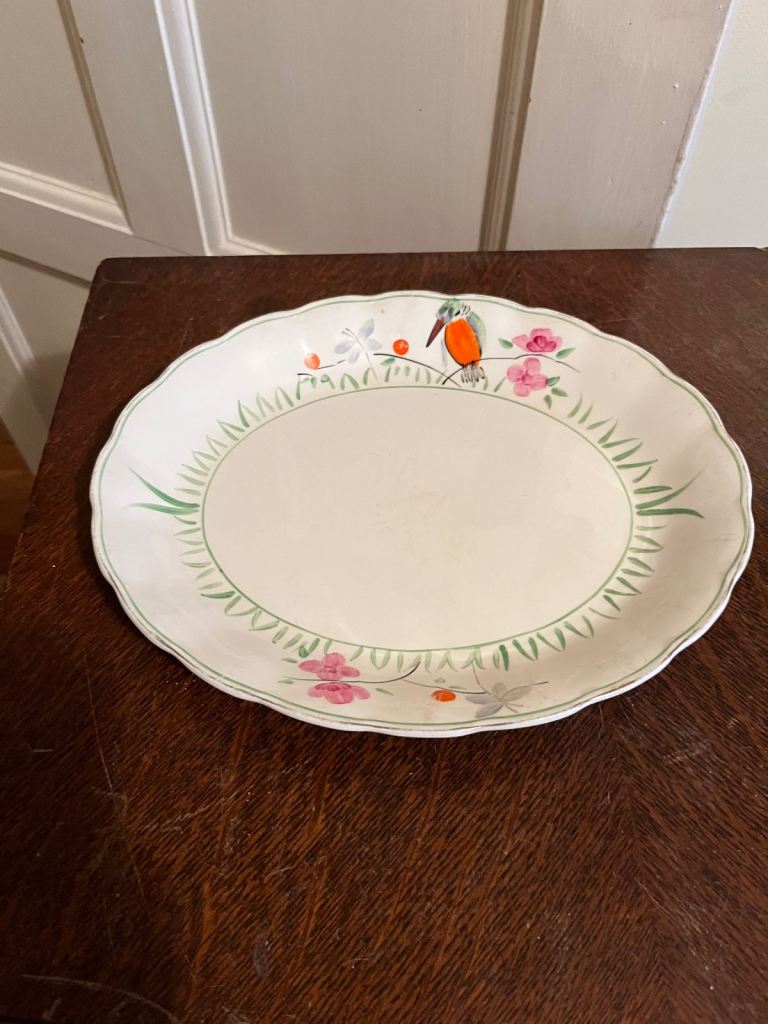Kingfisher serving dish
