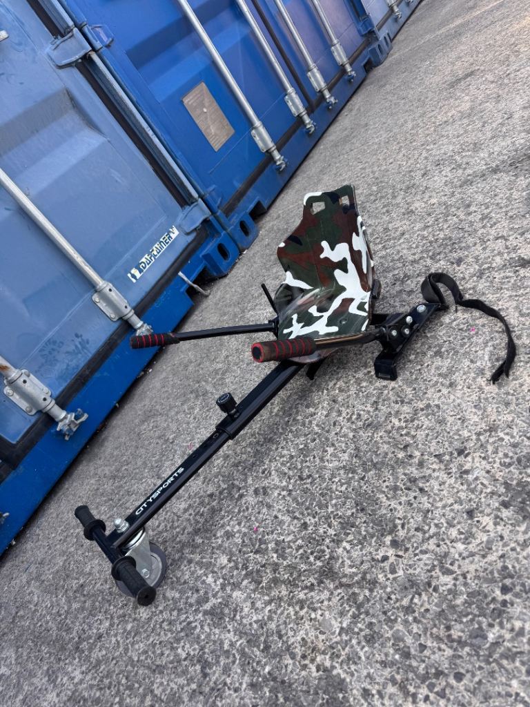 Citysports Hoverboard Kart Seat Attachment - Camo Segway
