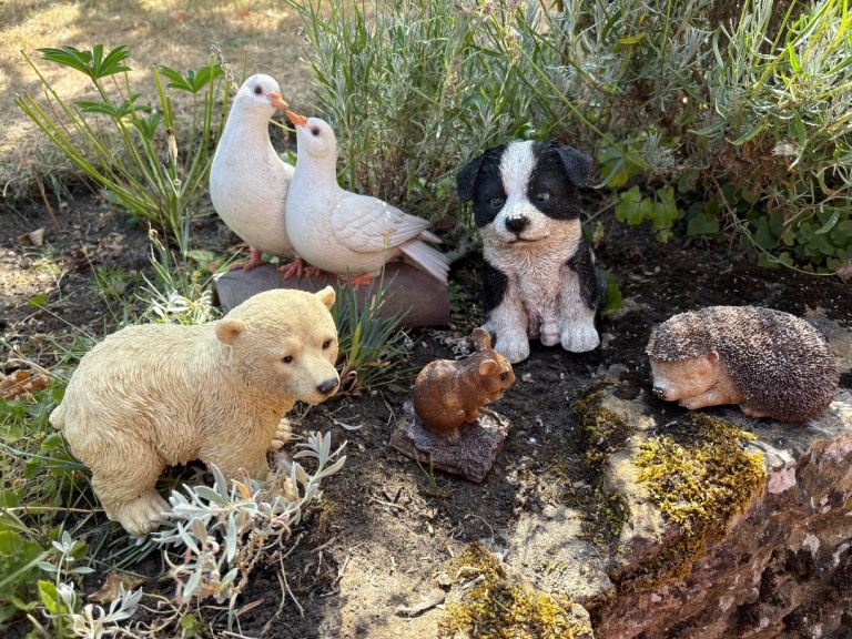 Garden Ornaments - Animal Figurines Set