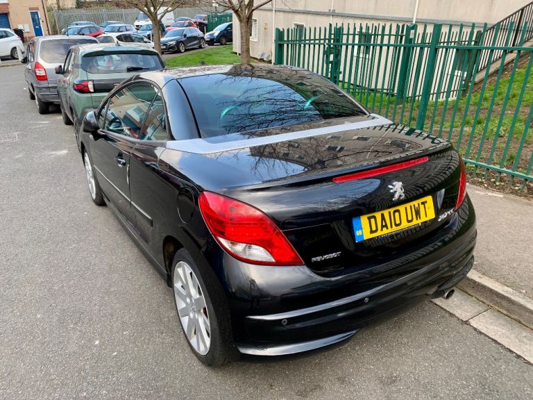 2010 Peugeot 207cc 1.6 vti gt convertible low miles + Ulez compliant 