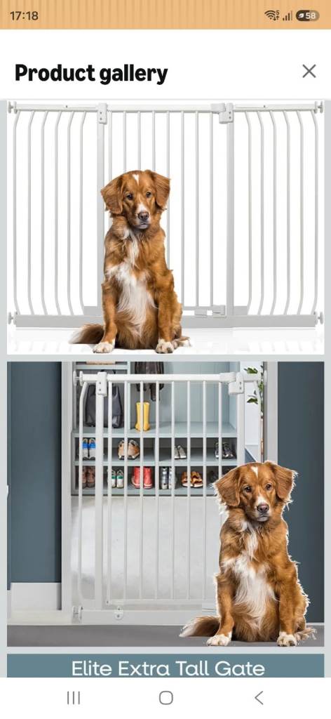 Extra Tall Dog Gate 143cm -152cm wide
