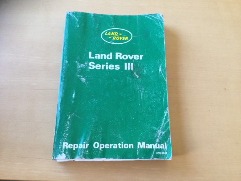 LANDROVER SERIES 3 WORKSHOP MANUAL 