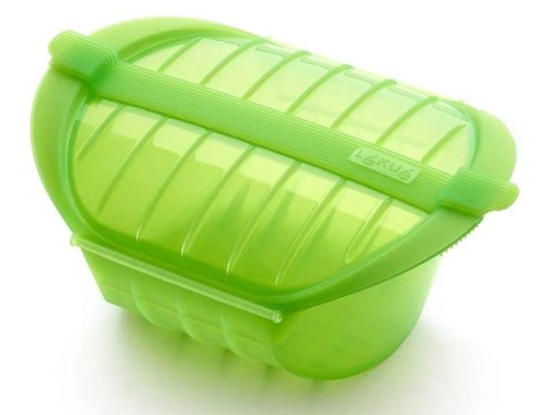 Lékué 650 ml Ogya Microwave Pot, Green