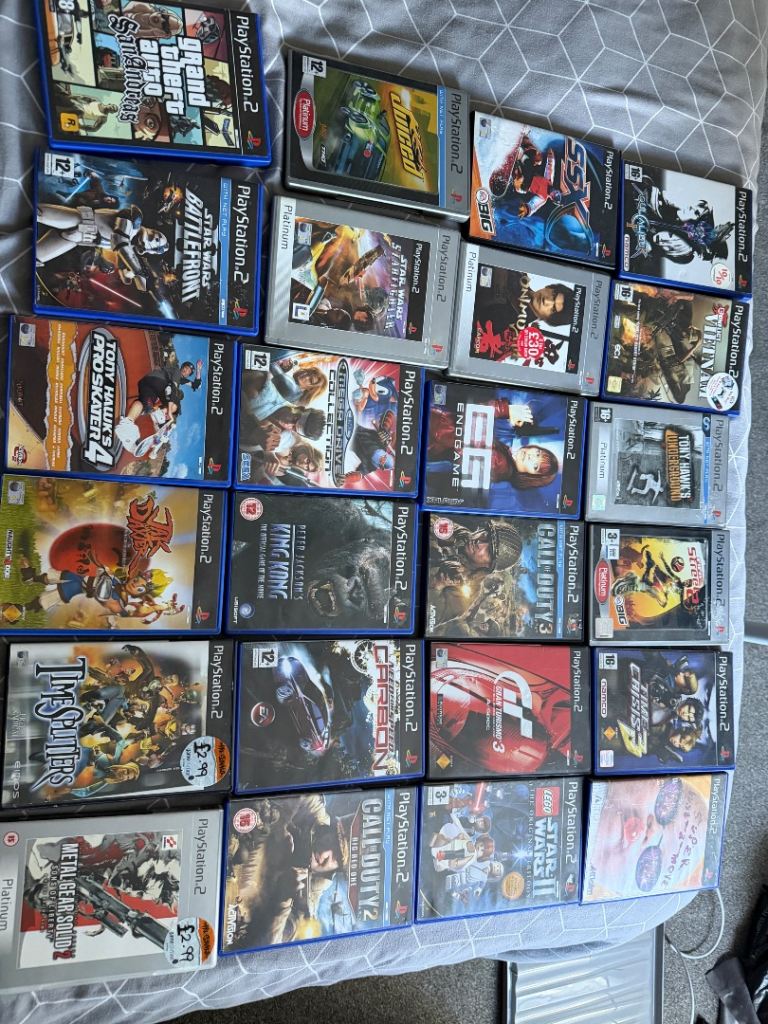 PS2 Games Bundle – 25 Games