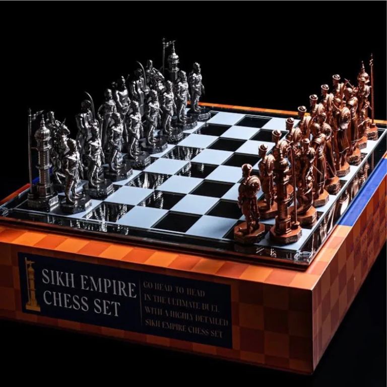 Sikh Empire Chess Set – Highly Detailed, Complete