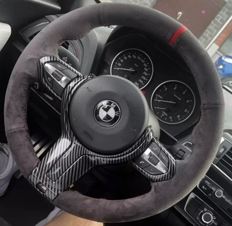 BRAND NEW STEERING WHEEL WRAP ALCANTARA 