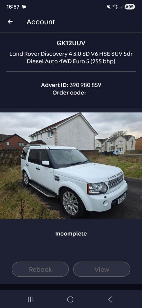 Land Rover, DISCOVERY, Estate, 2012, Other, 2993 (cc), 5 doors