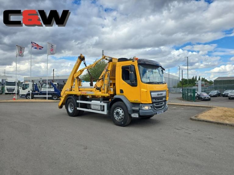 2021(71)DAF FA LF260 Skiploader - 203,000Kms