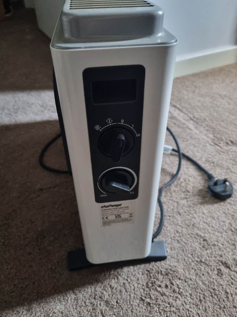 Challenge Electric Heater - White, Good Condition