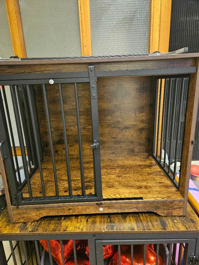 Dog indoor furniture crate 